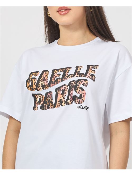 T-shirt ras du cou Gaelle Paris avec imprimé sur le devant GAELLE PARIS | GAABW04530BI01